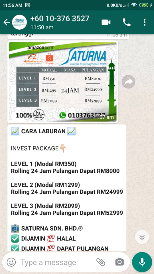 Whatsapp Fraud Alert Screenshot 3