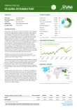 ICD Global Sustainable Fund Fact Sheet, August 30, 2023